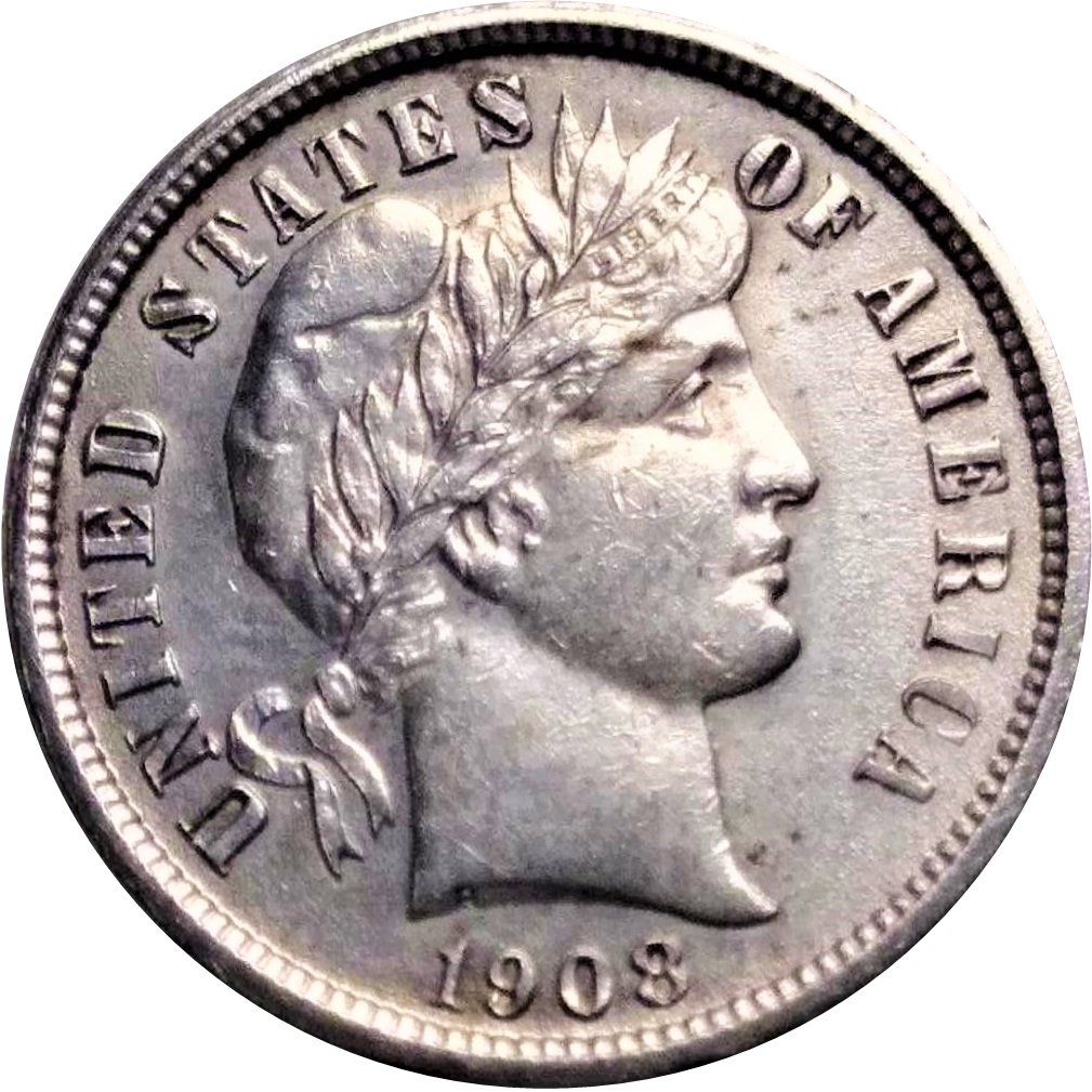 1908-Barber-Liberty-Head-Dime